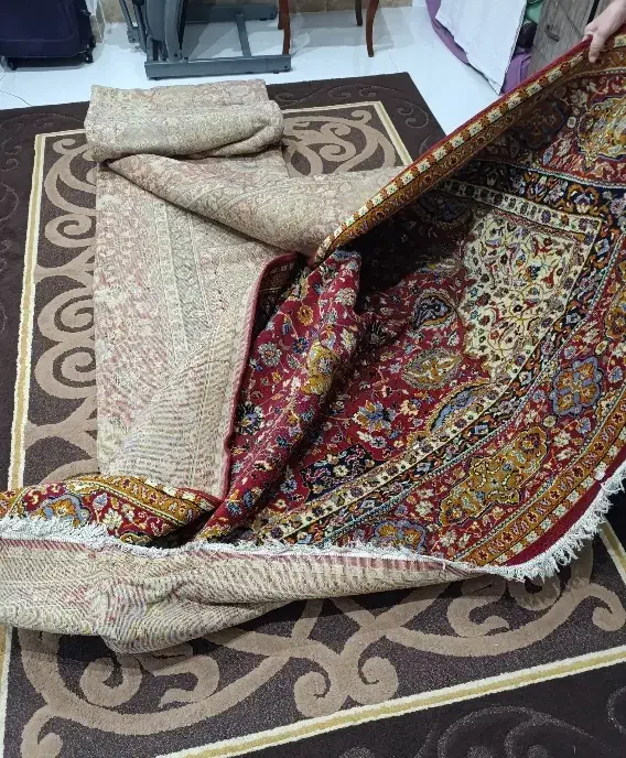 2فرش ماشینی نرم مناسب خونه باغ وکارگاههای مبل...|فرش|گنبد کاووس, |دیوار