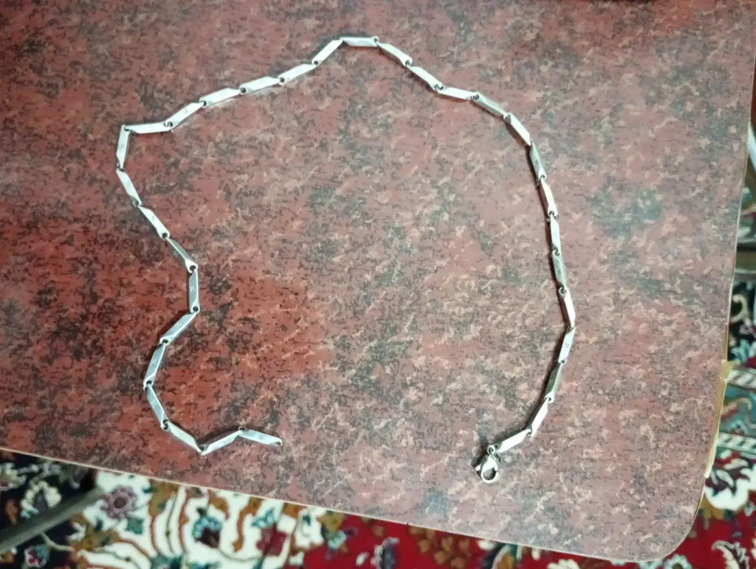 گردنبند نقره ای فروشی|بدلیجات|طبس, |دیوار