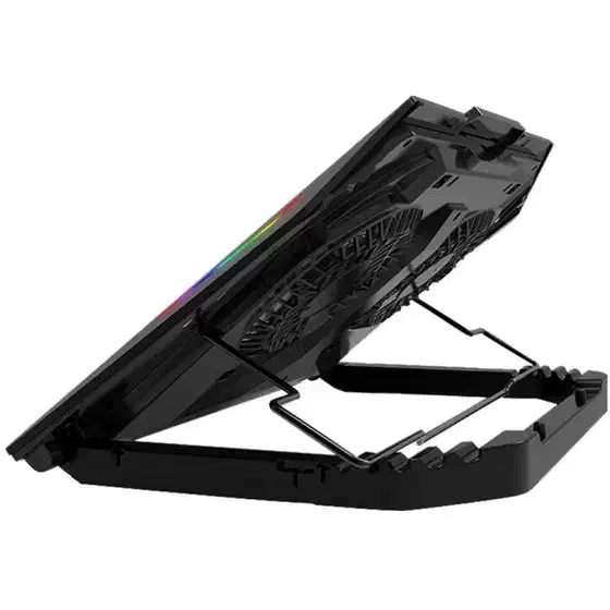 کولر پد دو فن TSCO مدل 3140(RGB دار رنگ مشکی)|قطعات و لوازم جانبی رایانه|قزوین, |دیوار