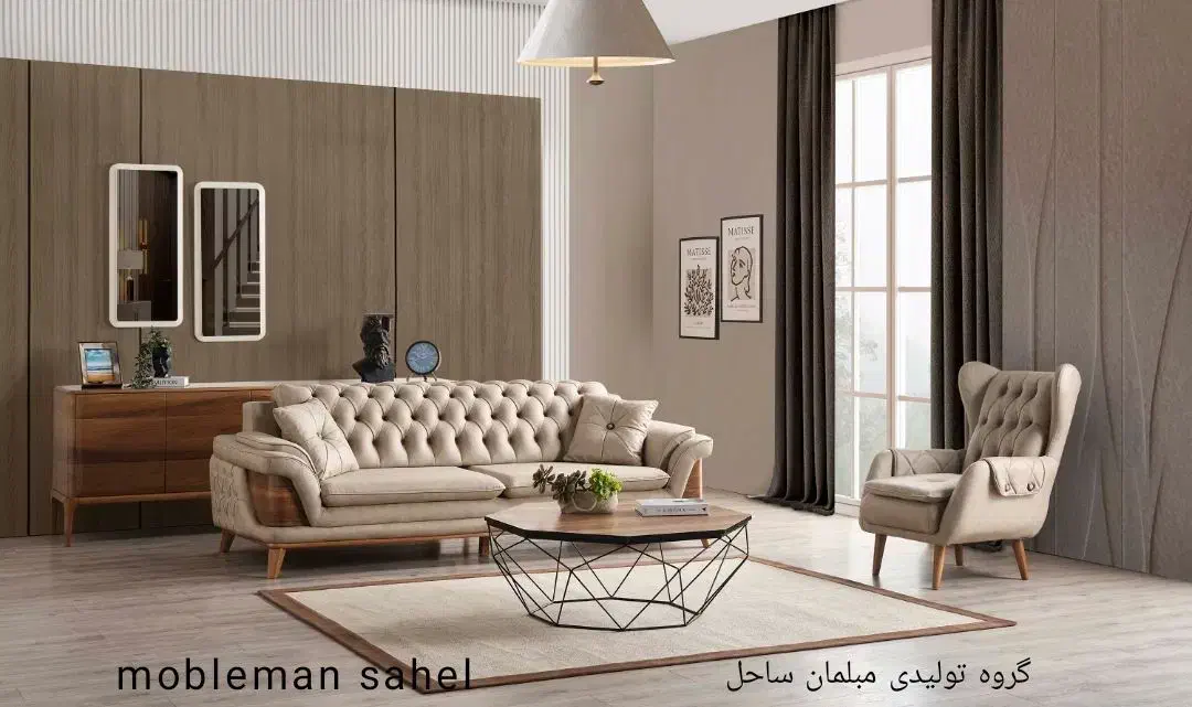 گروه تولیدی مبل تختخواب شو ۸نفره چستر لمسه شرکتی|مبلمان خانگی و میز عسلی|هشتگرد, شهرک وحدت|دیوار