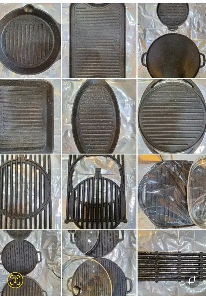 استیک پز چدن با پوشش گرانیت و بدون پوشش|ظروف پخت‌وپز|مشهد, عامل|دیوار