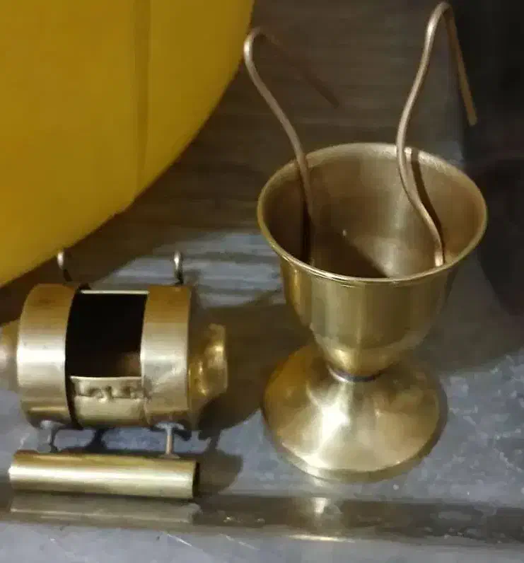 پرنده جام‌. جادونی‌ ماسه خوری‌ برنجی طاها عطیقه|کلکسیون اشیاء عتیقه|تهران, آذری|دیوار