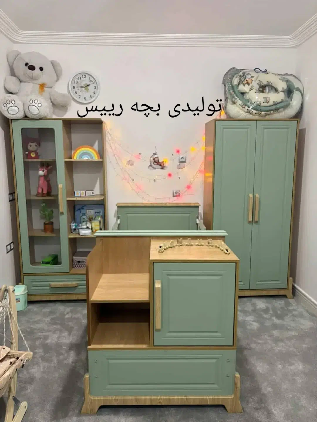 تخت کودک نوجوان سرویس نوزاد|تخت و سرویس خواب|شیراز, سلطان آباد|دیوار