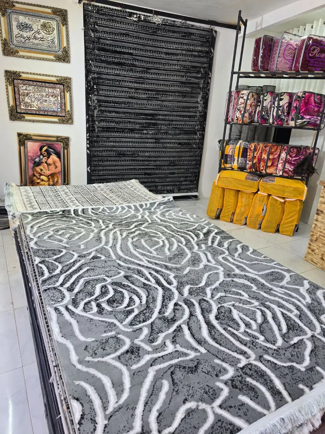 قالیچه ۱۵۰در ۲۲۵ یا ۴ متری مشکین کد ۱۰۹|گلیم، جاجیم، گبه|مشهد, کشف|دیوار