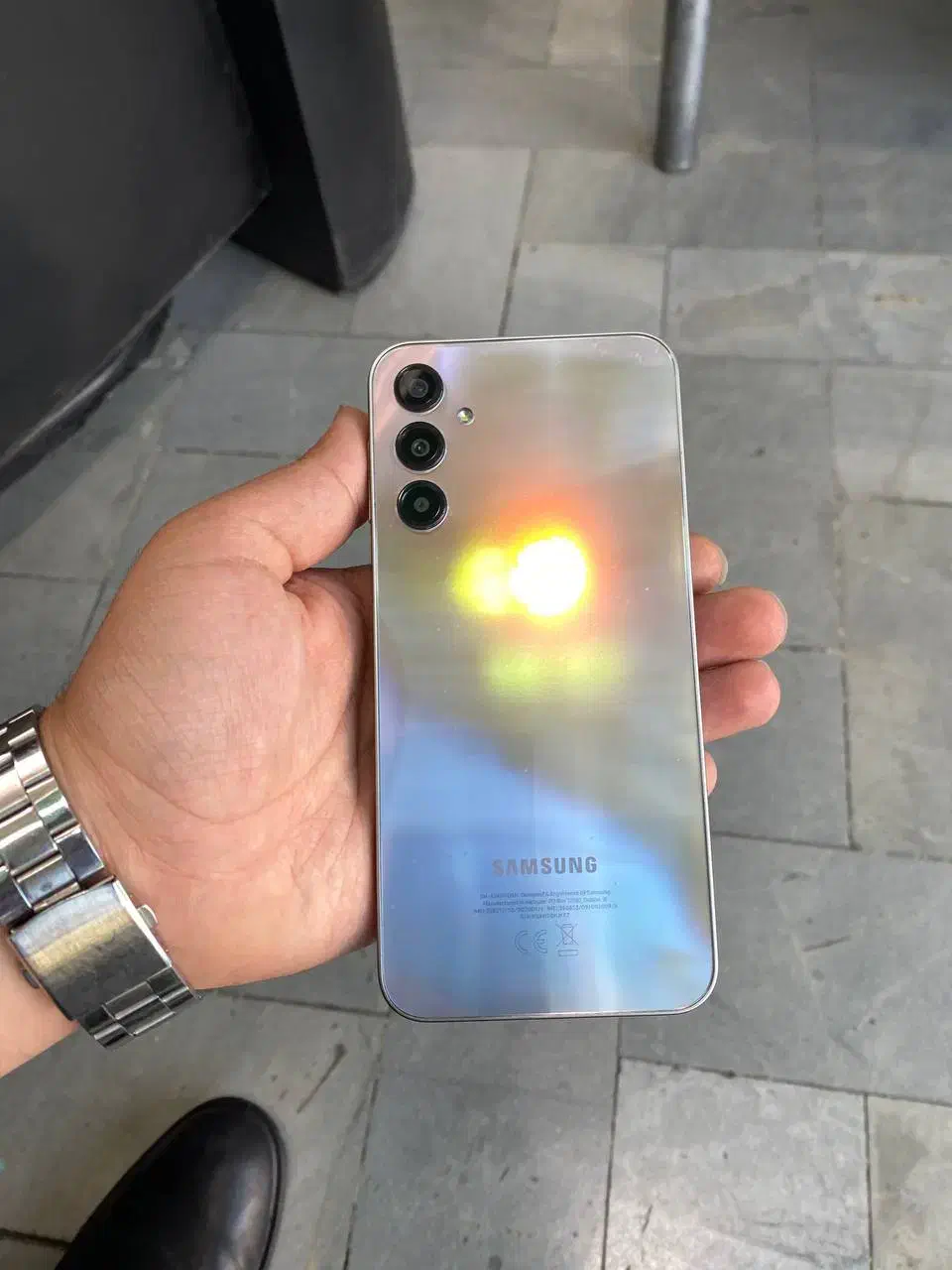 گوشی a24 رنگ سیلور فوق العاده زیبا و کمیاب|موبایل|سنندج, |دیوار