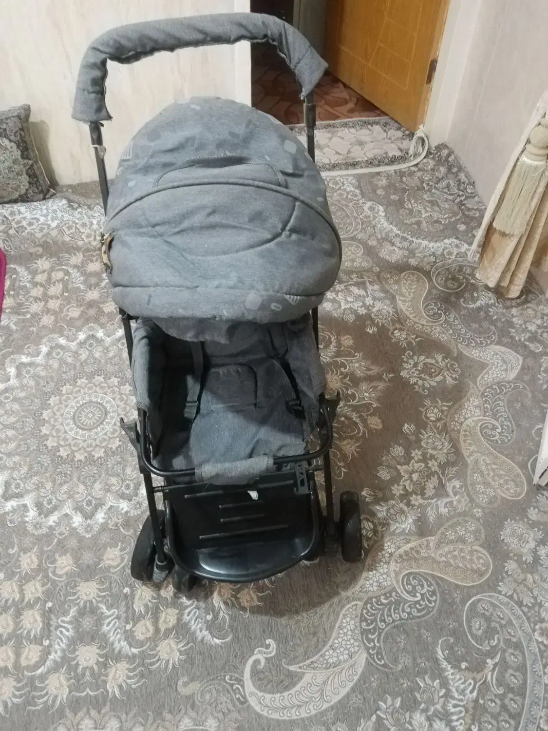 کالسکه ۳حالت ودسته ۲حالت  درحد نو|کالسکه و لوازم جانبی|مشهد, پنجتن|دیوار