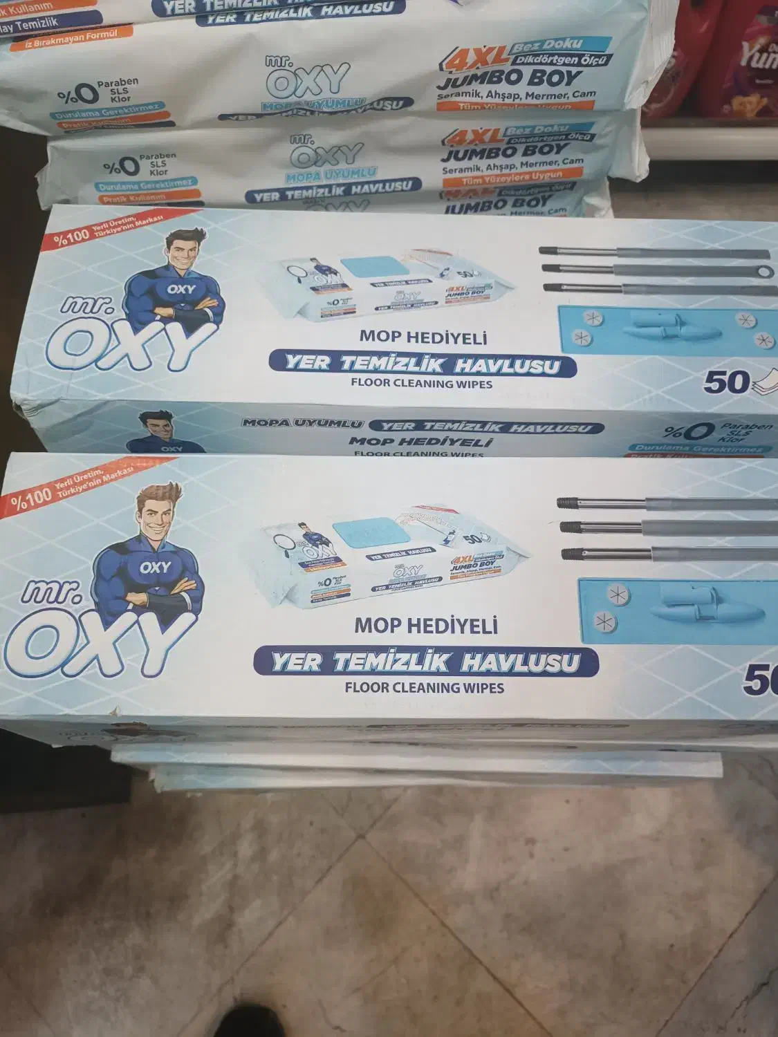 ست تی دسته دار و دستمال مرطوب مخصوص تی مستر اوکسی|لوازم نظافت|تهران, تهرانپارس جنوبی|دیوار