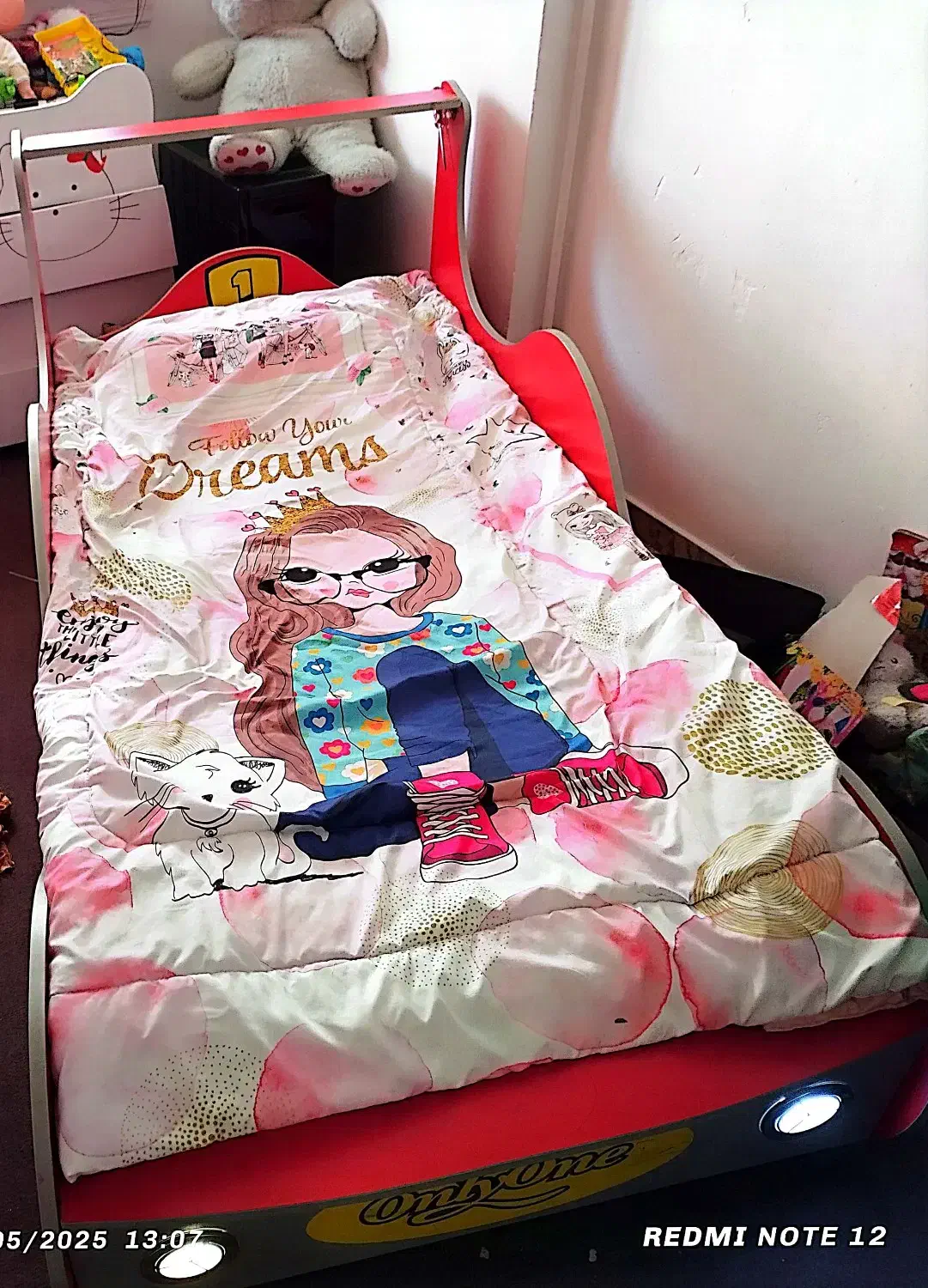 تخت یکنفره مدل ماشین بدون تشک|تخت و سرویس خواب|رشت, رشتیان|دیوار