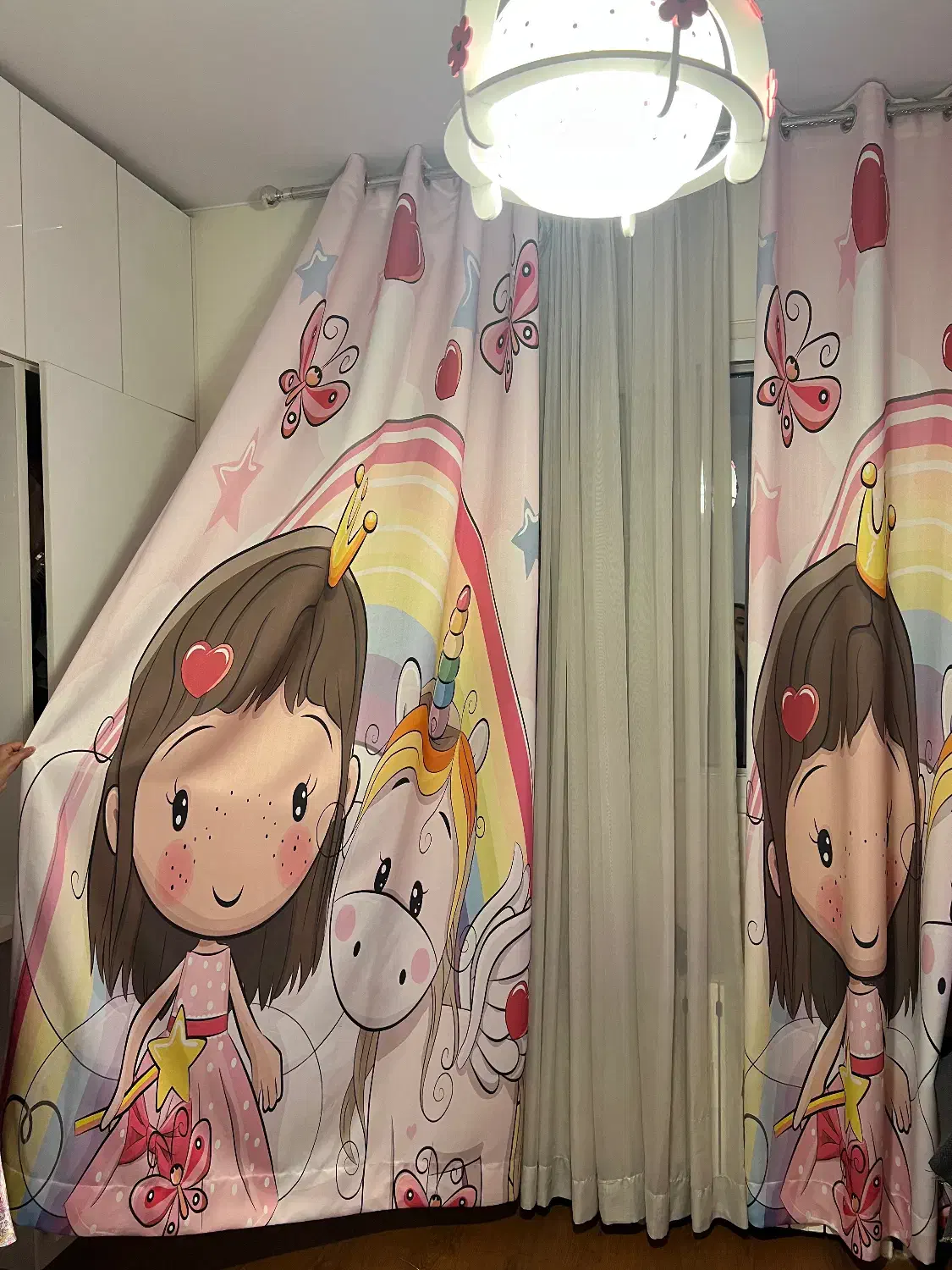 سرویس روتختی زیبا ی دخترانه همراه با پرده ست|سرویس روتختی|تهران, دروس|دیوار