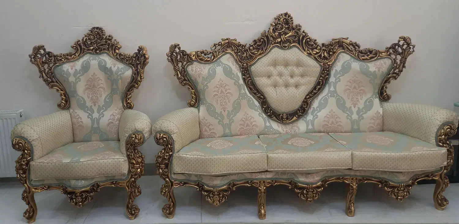 فروش فوری مبل سلطنتی|مبلمان خانگی و میز عسلی|اشتهارد, |دیوار