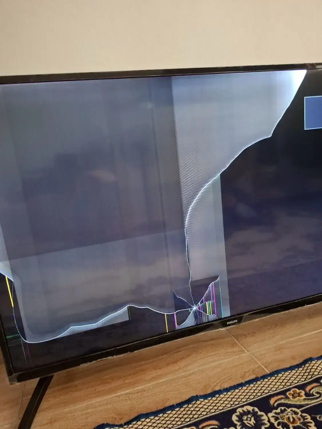 تلوزیون الجی 49 اینچ شکسته|تلویزیون و پروژکتور|دوگنبدان, |دیوار