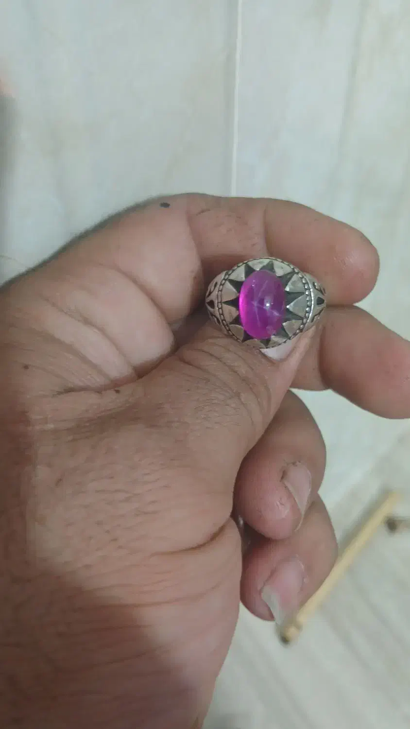 انگشتر نقره قدیمی استار اصل|جواهرات|وحیدیه, |دیوار