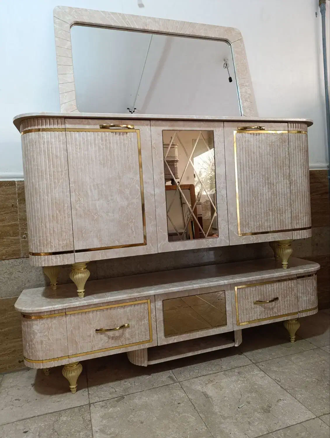 پرنسس /ست میز تی وی وکنسول /با ۳سال ضمانت کتبی /|بوفه، ویترین، کنسول|ارومیه, |دیوار