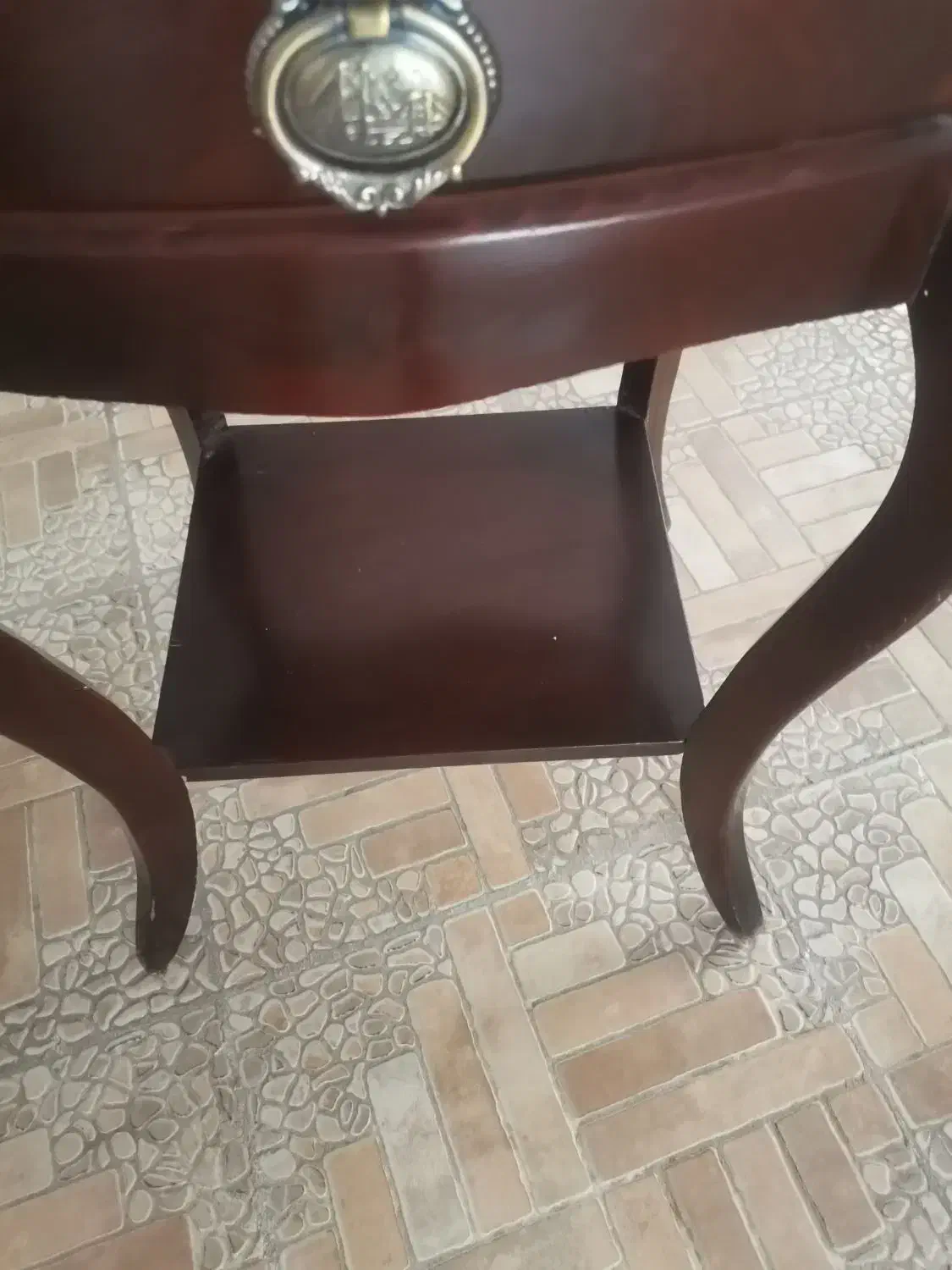 میز تلفن رنگ فندقی قیمت 1میلیون|میز تلفن|یزد, |دیوار