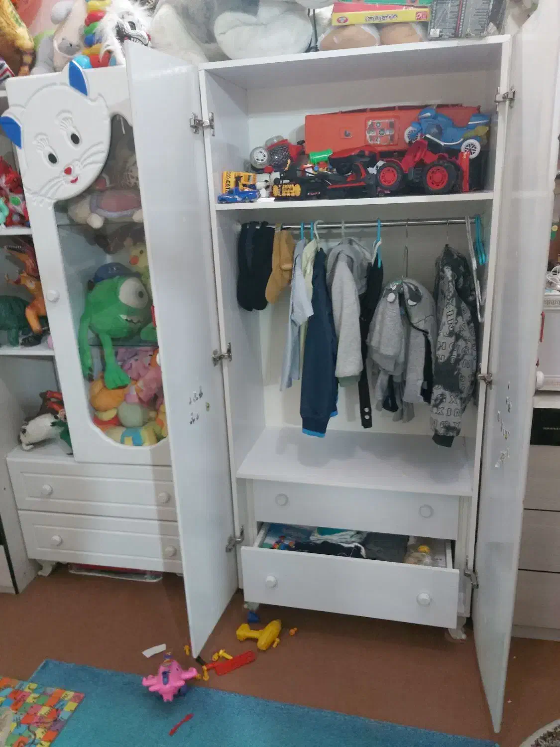 کمد و ویترین و تخت بچه|اسباب و اثاث بچه|قم, زند آباد|دیوار