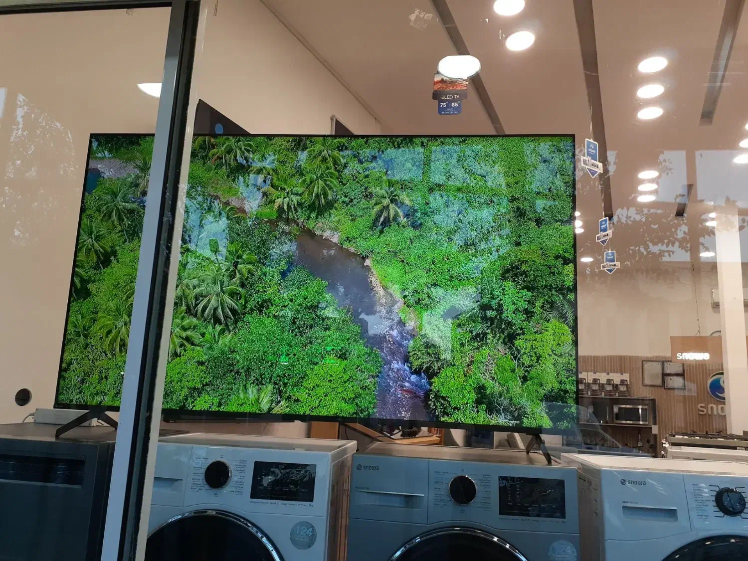 تلویزیون 75 اسنوا اقساط 15 ماهه|تلویزیون و پروژکتور|شازند, |دیوار