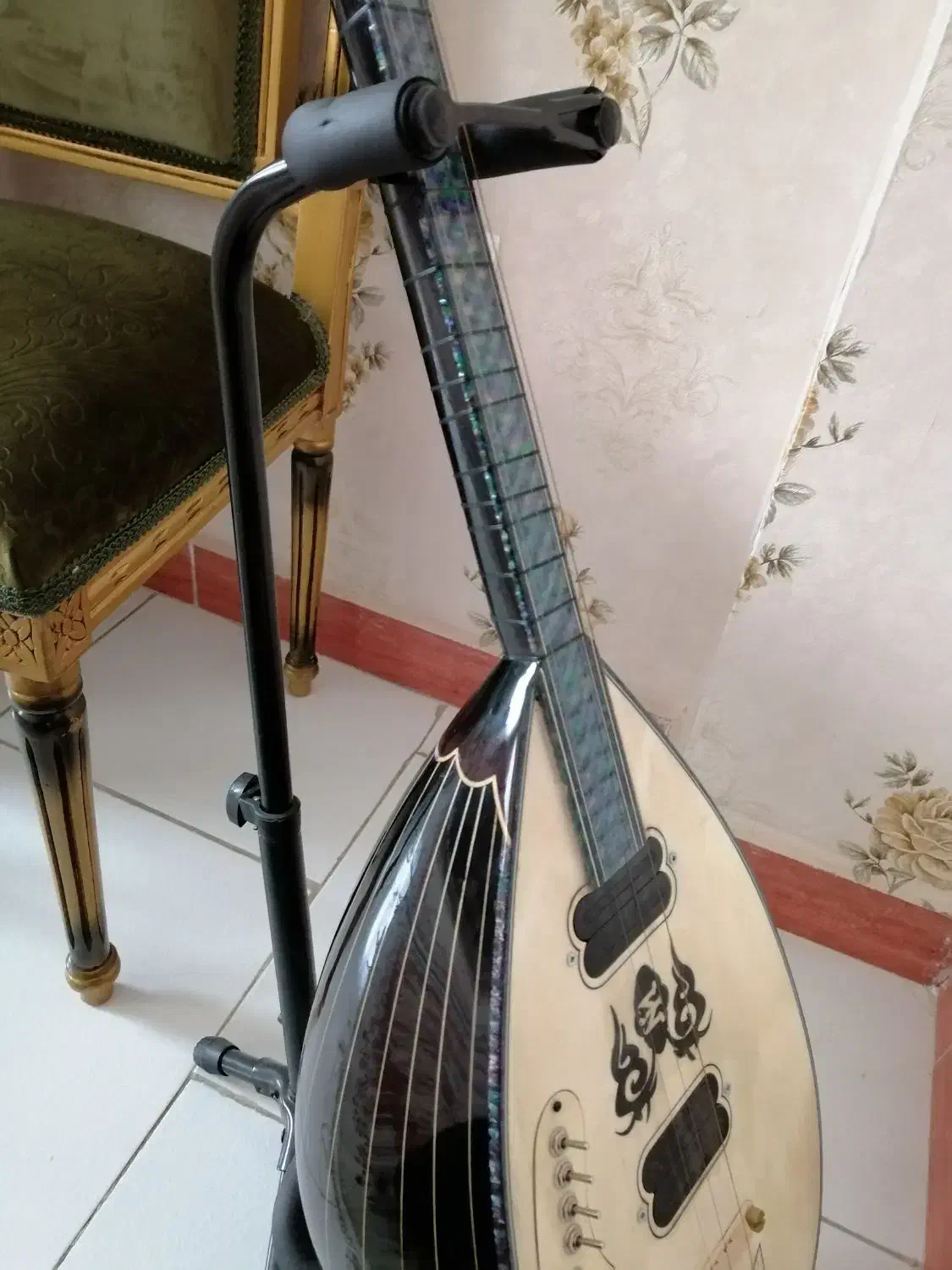 ساز برقی. zoom|سازهای سنتی|ماکو, |دیوار