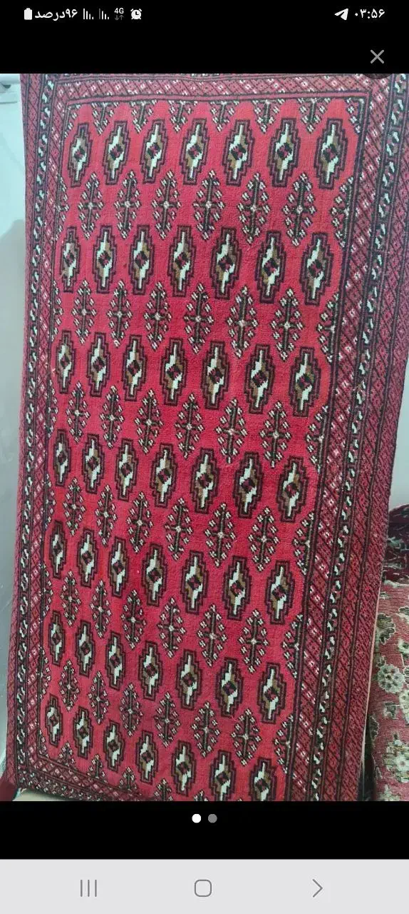 یک جفت پشتی ترکمن|پشتی|قم, باجک دو|دیوار
