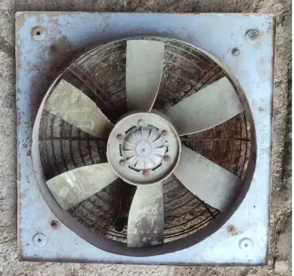 هواکش صنعتی فن تهویه|پنکه و تصفیهکنندهٔ هوا|صومعهسرا, |دیوار