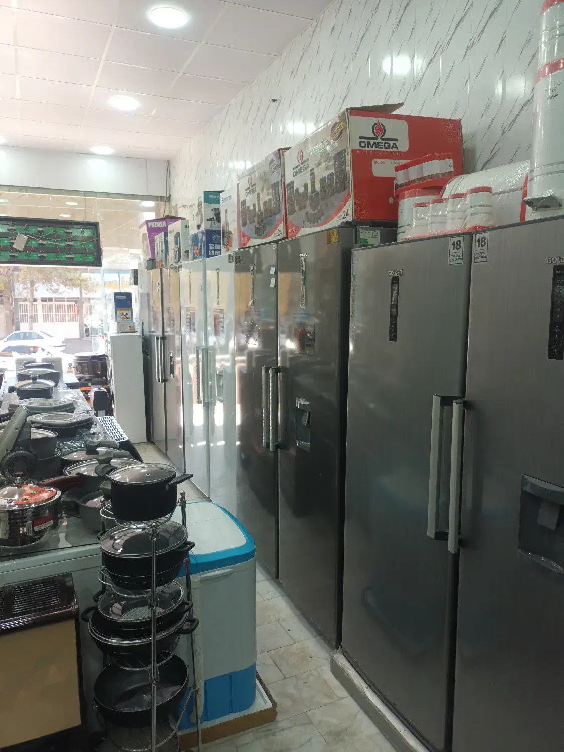 یخچال فریزر دوقلو جنرال۴۰ فوت ۸کشو بدون برفک|یخچال و فریزر|کرمان, |دیوار