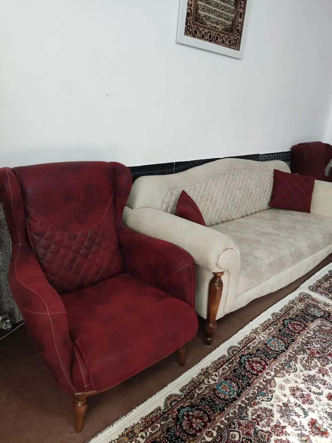 مبل ۸ نفره|مبلمان خانگی و میز عسلی|بیرجند, |دیوار