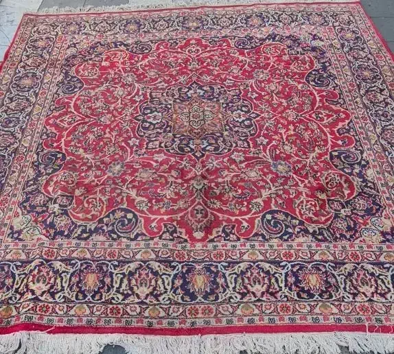 فرش مربع ۹متری دستبافت ۳×۳ مشهد|فرش|تهران, امیریه|دیوار