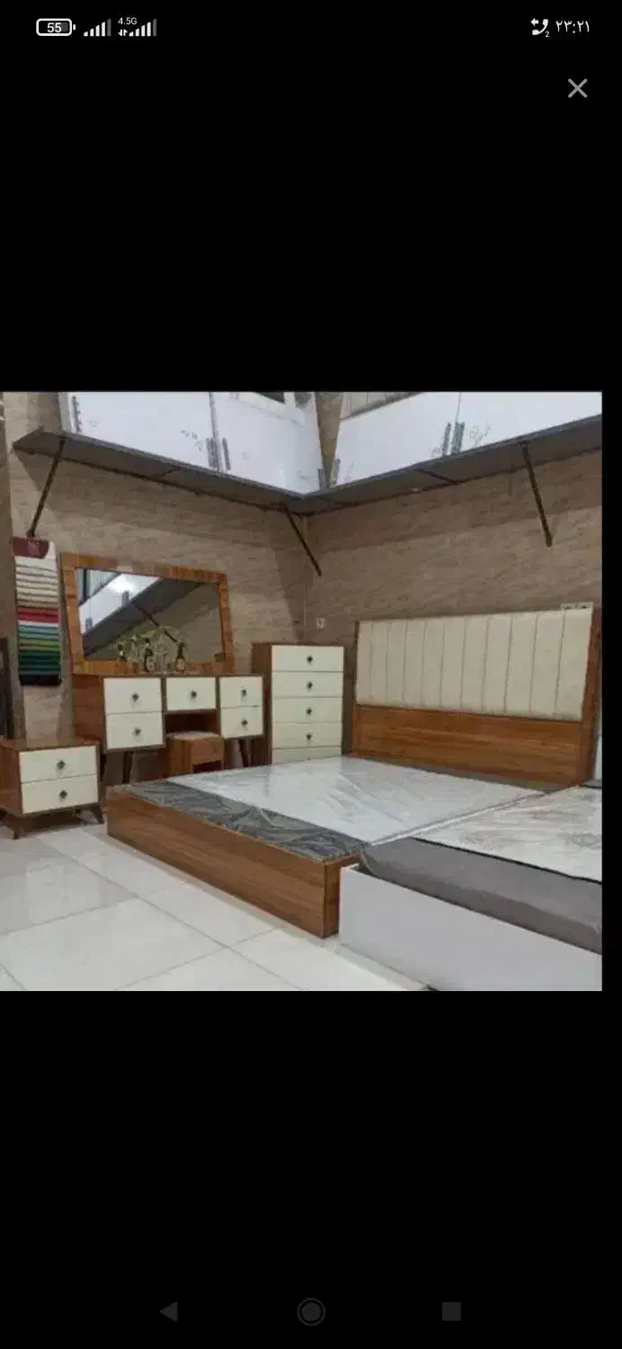 تحتخواب ست کامل|تخت و سرویس خواب|رشت, کوی حسینی|دیوار