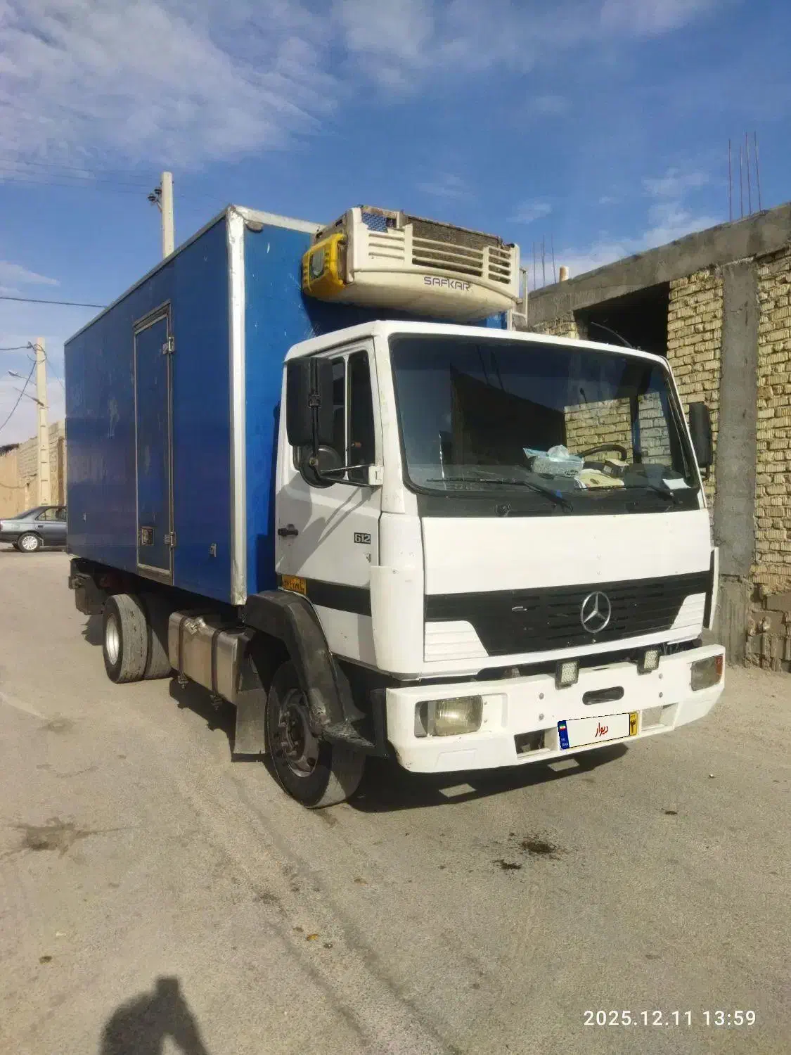 کامیونت خاور بنز 612 یخچالی شش تن سوپردار|خودرو سنگین|جهرم, |دیوار