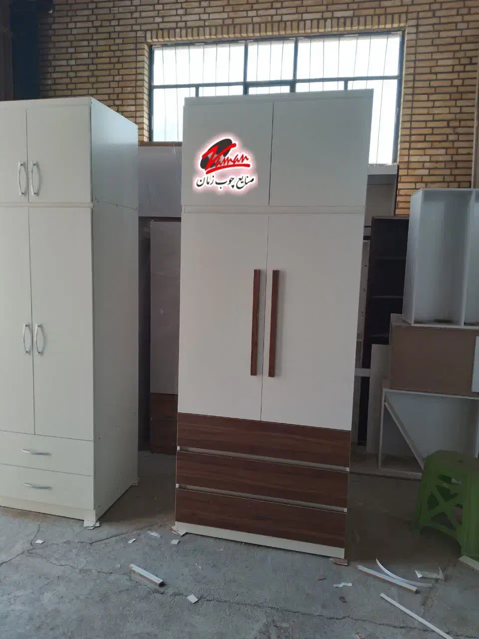 کمد دیواری اماده ۳کشو مدل پویان کد۱۷۵|جاکفشی، کمد، دراور|پرند, فاز ۳|دیوار