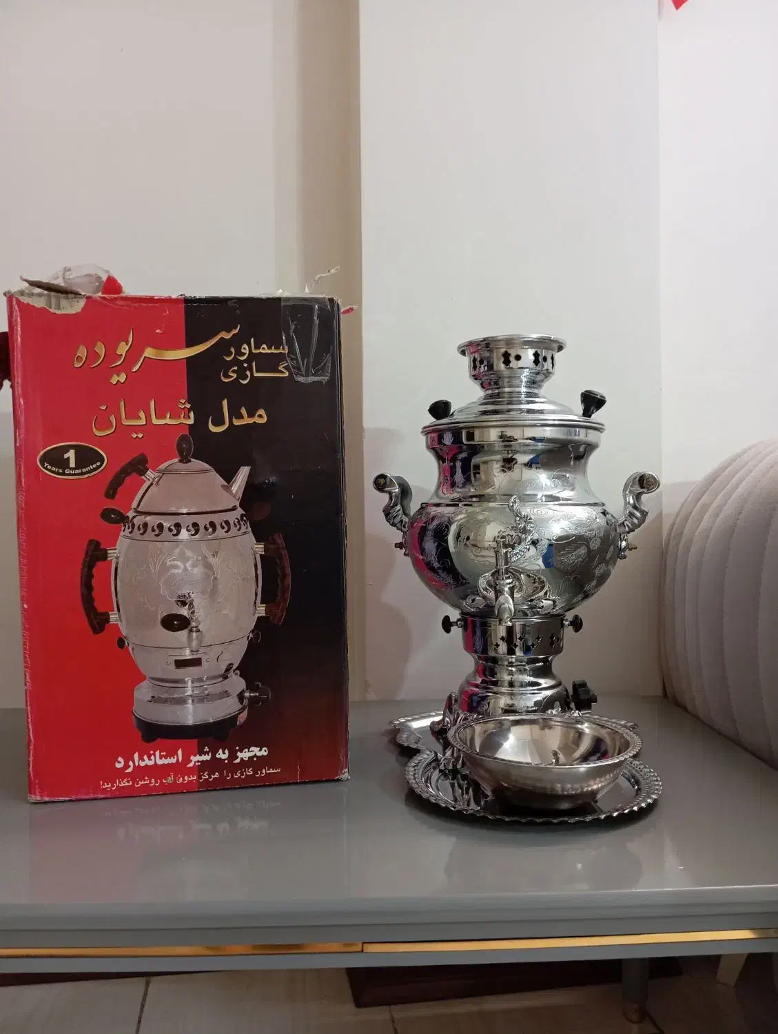 سماور ۶ لیتری|سماور، چای‌ساز، قهوه‌ساز|بومهن, |دیوار