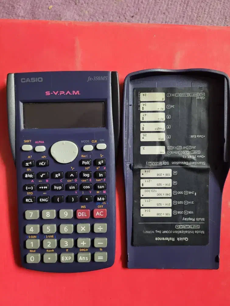 ورق لمینت،ماشین حساب علمی مهندسی کاسیوfx-350ms|لوازم التحریر|زاهدان, |دیوار