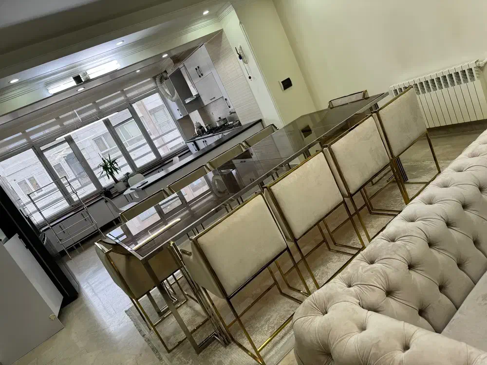 مبل استیل در حد نو|مبلمان خانگی و میز عسلی|تهران, باشگاه نفت|دیوار