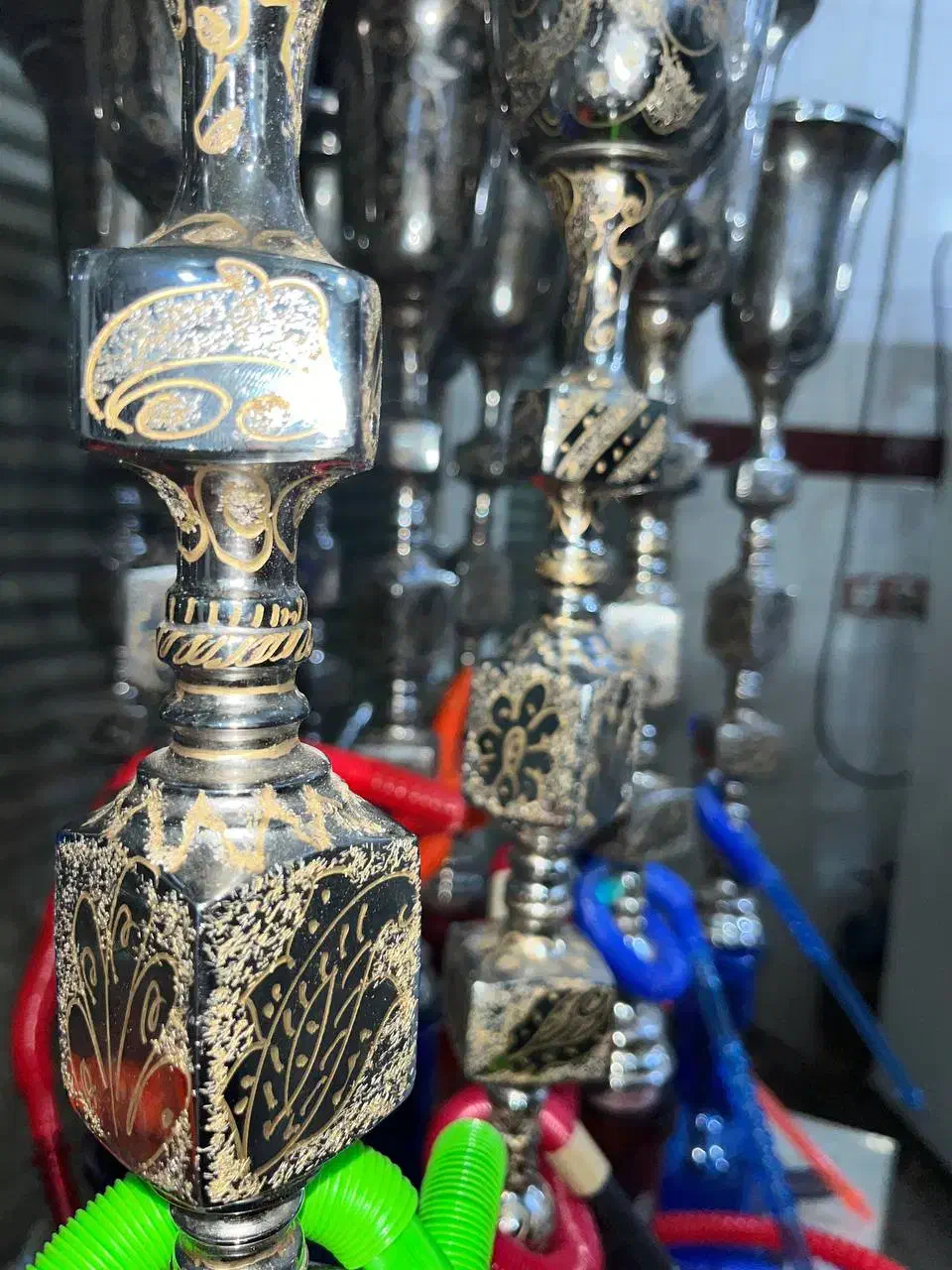 15 عدد قلیان عربی برنجی سنگین|کلکسیون و سرگرمی|نسیم‌شهر, |دیوار