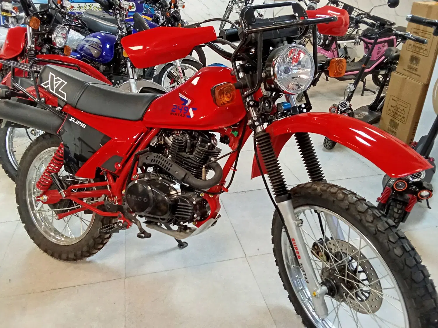 تریل xl 250cc بالانسر دار .پاکشتی کویر پلاک ملی|موتورسیکلت|شهرکرد, |دیوار