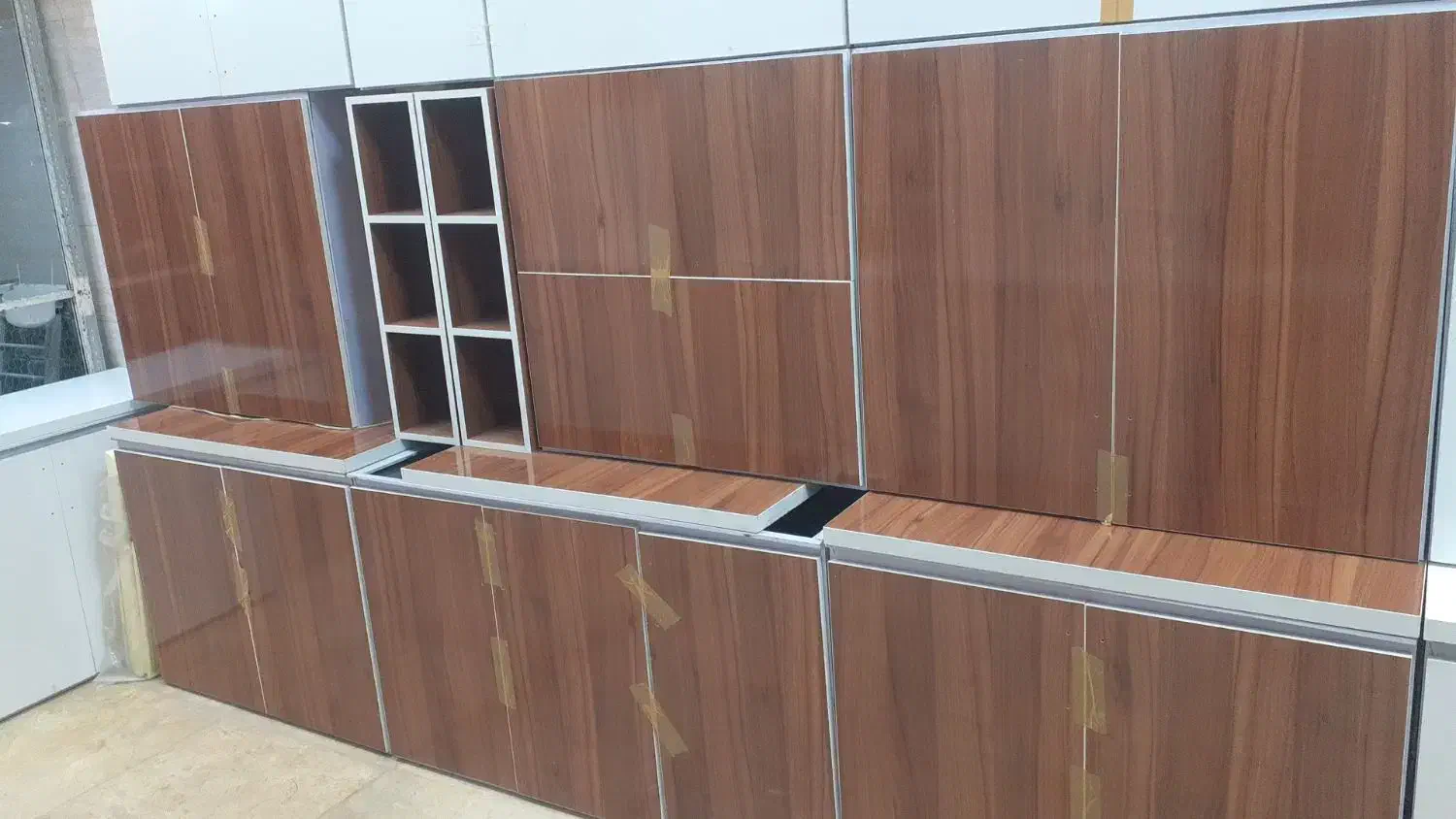 کابینت پیش ساخته|آب‌چکان و نظم‌دهنده ظروف|اهواز, ملاشیه|دیوار