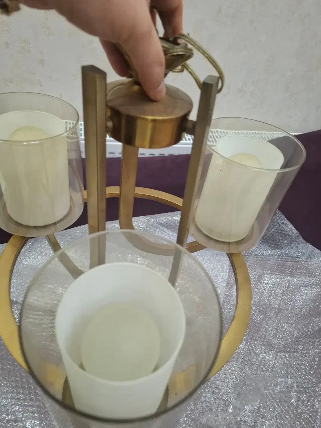 لوستر های سقفی  خارجی متوسط وبزرگ|لوستر و چراغ آویز|ابهر, |دیوار