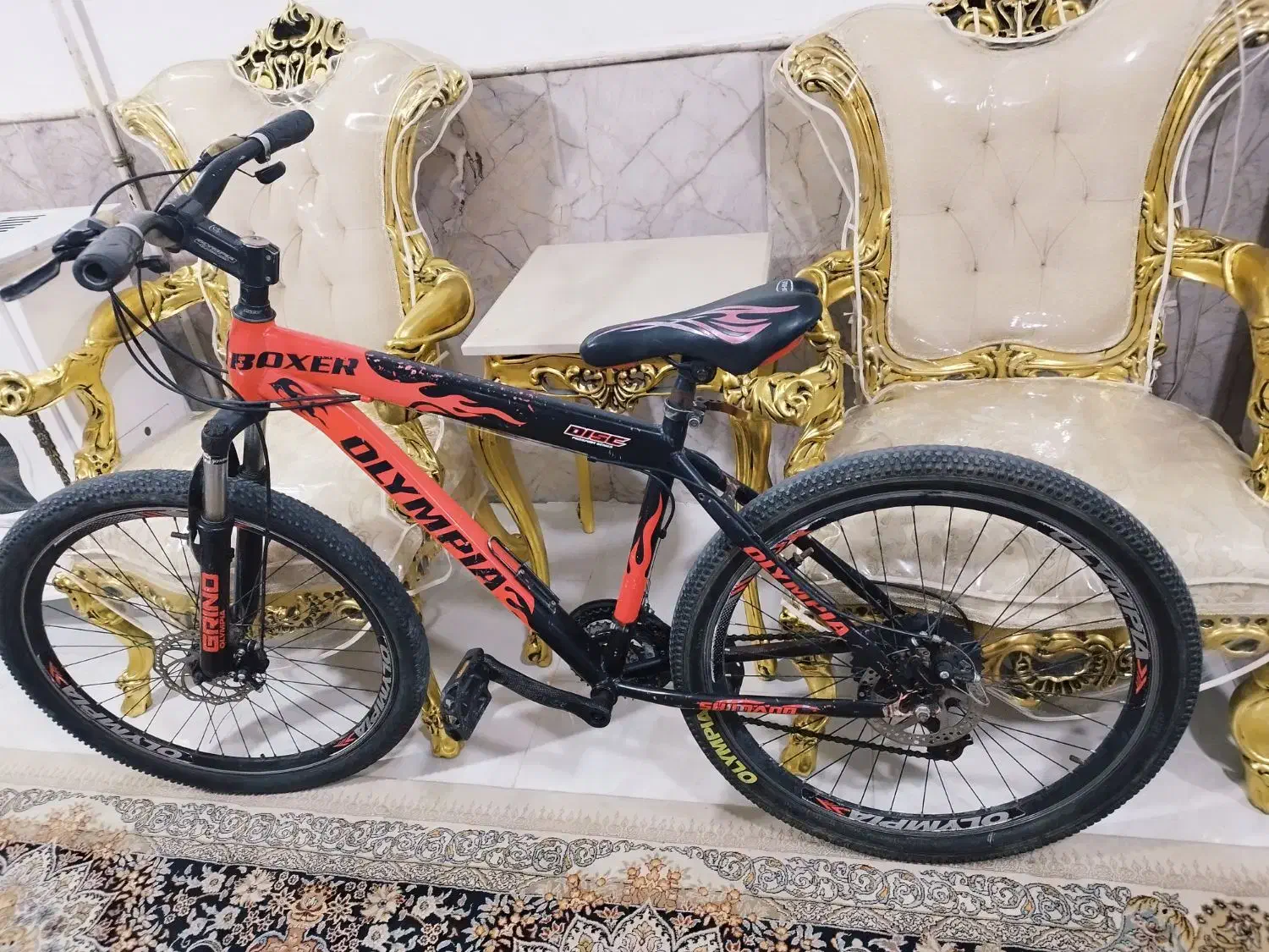 دوچرخه 26 المپیا دنده ای ترمز دیسکی|دوچرخه، اسکیت، اسکوتر|مشهد, انقلاب|دیوار