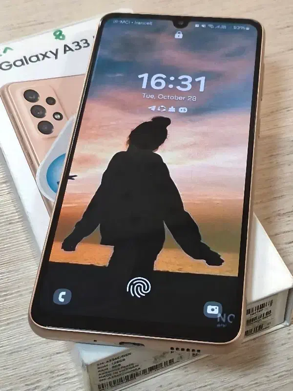 Samsung A33 5G/128G/8G.سامسونگ آ۳۳ با لوازم کامل|موبایل|یزد, |دیوار