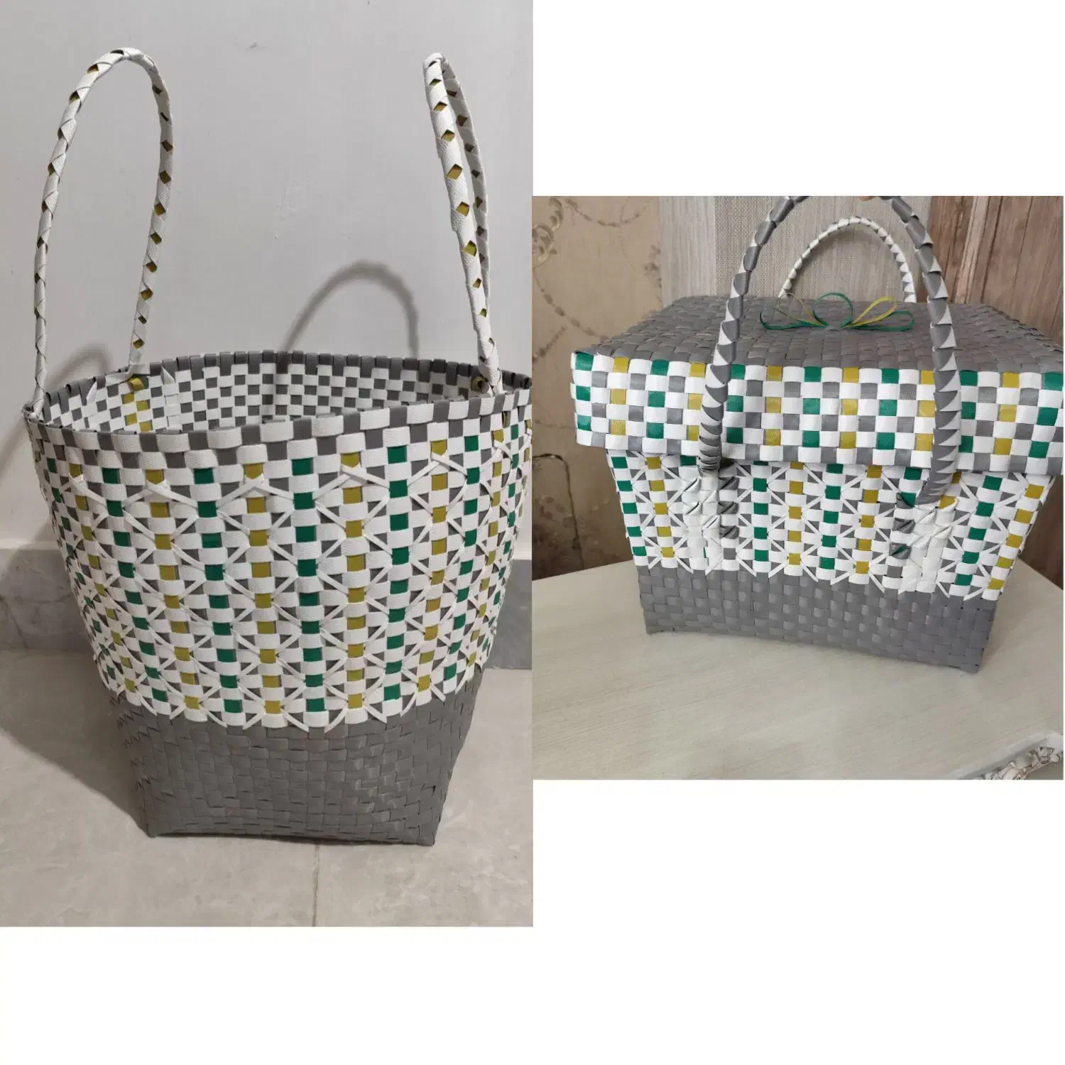 سبد خرید و باکس لباس دستبافت|کیف، کفش، کمربند|شیروان (خراسان), |دیوار