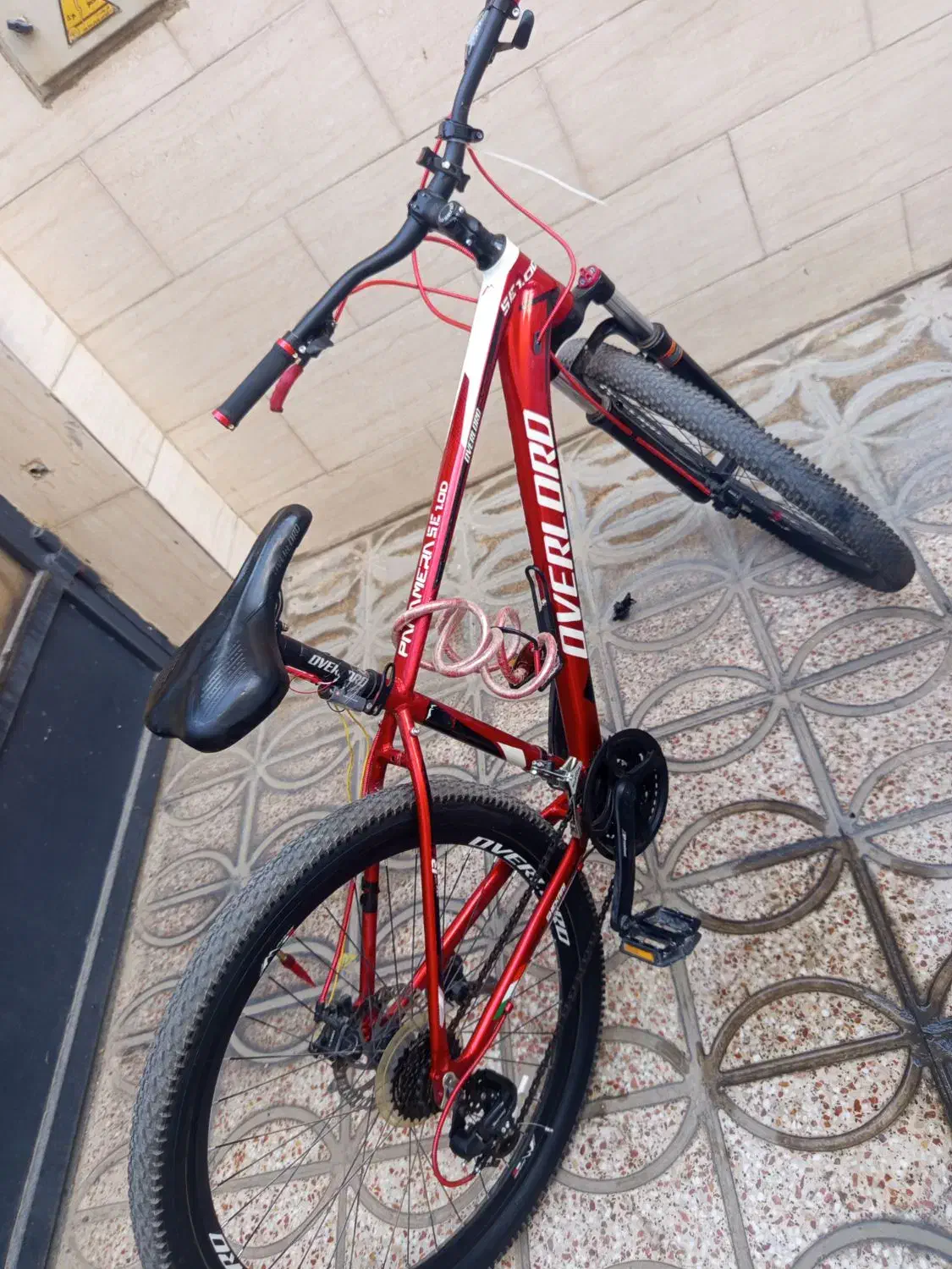 دوچرخه اورلورد 27/5 قرمز اسپرت|دوچرخه، اسکیت، اسکوتر|اسلامشهر, شهرک واوان|دیوار