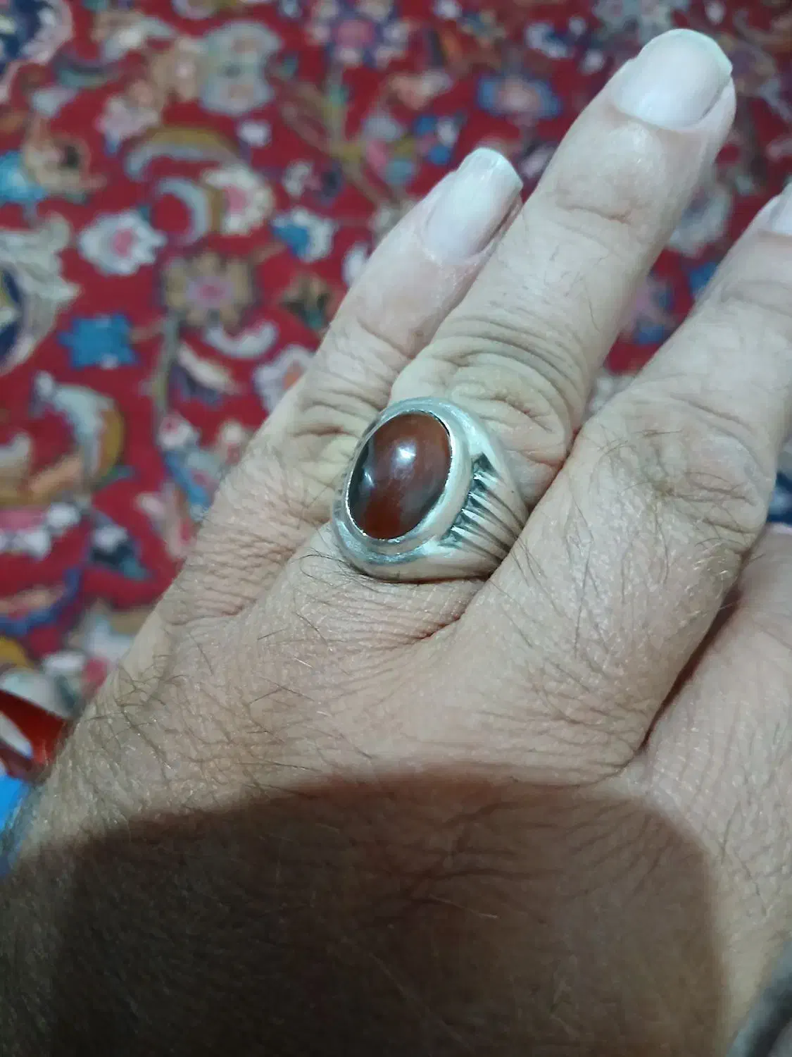 انگشتر عقیق قدیمی|جواهرات|شیراز, شهرک گلستان|دیوار