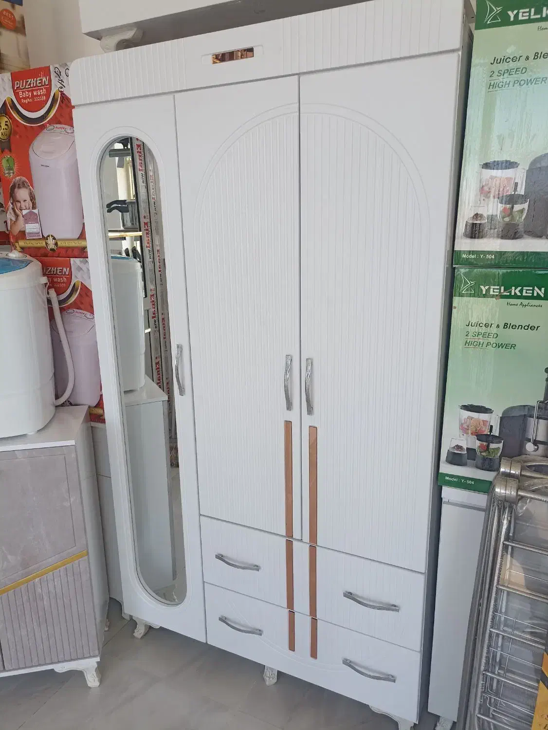 کمد لباس جاکفشی و میز تی وی ست|جاکفشی، کمد، دراور|چهاربرج, |دیوار