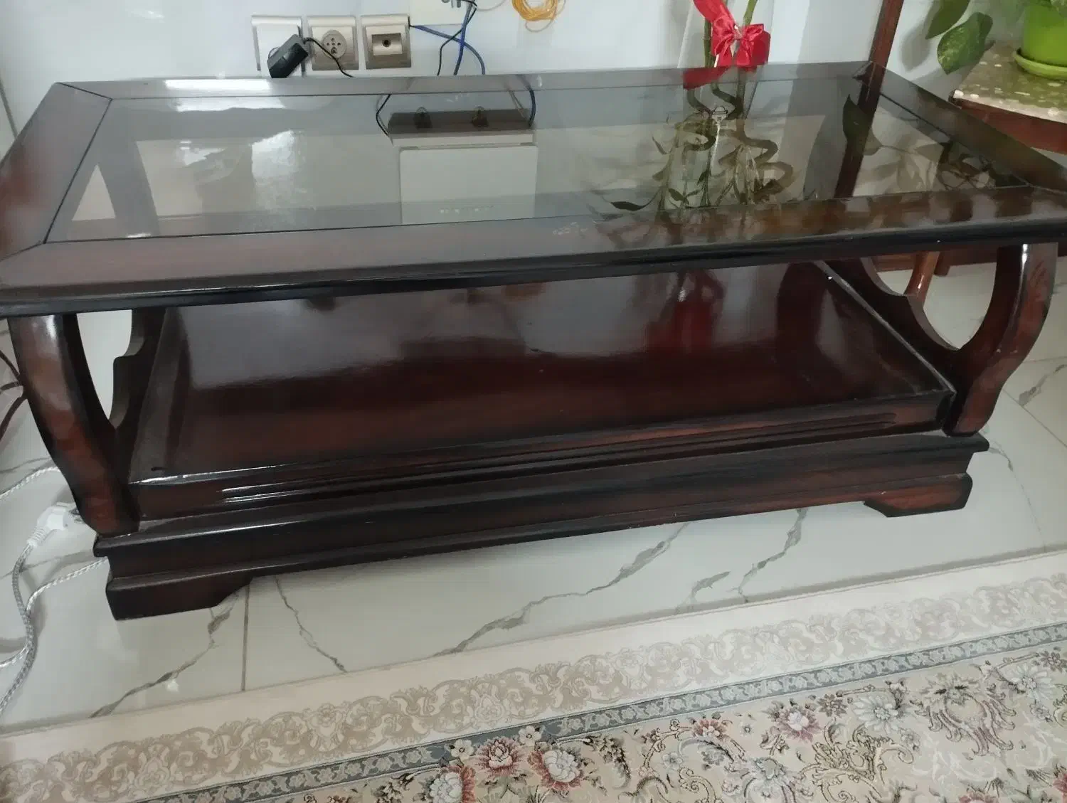 میز جلو مبلی وعدد میز کوچک|مبلمان خانگی و میز عسلی|برخوار, |دیوار