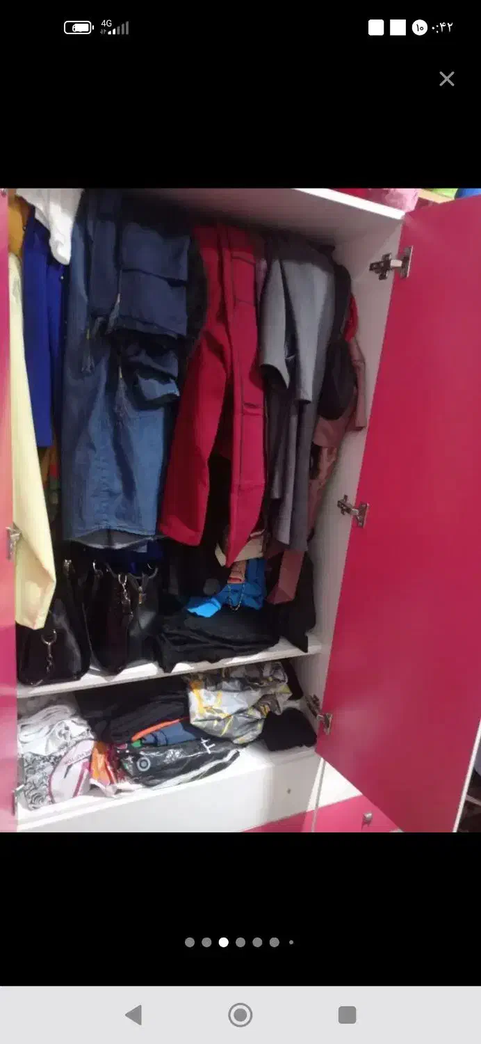 کمد جادار اتاق رنگ صورتی اِم دی اف|اسباب و اثاث بچه|تهران, نبی اکرم|دیوار