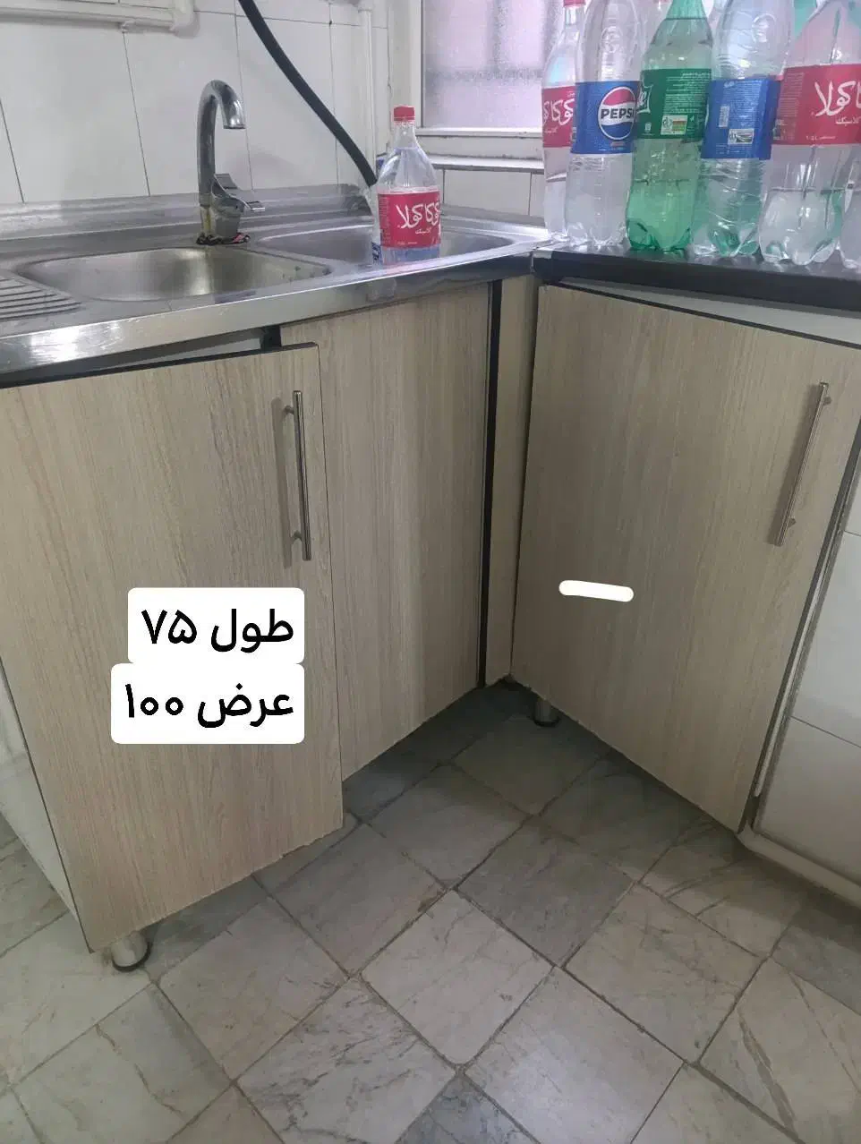 کابینت فلزی تمیز با درب چوبی|مصالح و تجهیزات ساختمان|تهران, صاحب الزمان|دیوار