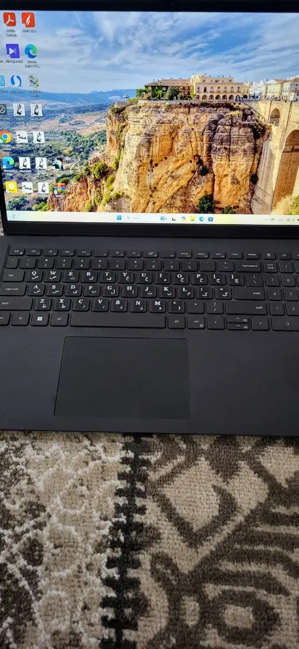 لپ تاپ دل dell تمیز وب کم سالم باطری فول|رایانه همراه|زاهدان, |دیوار