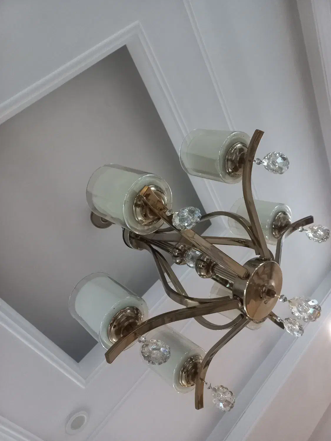 لوستر ۶شاخه|لوستر و چراغ آویز|بهارستان, |دیوار