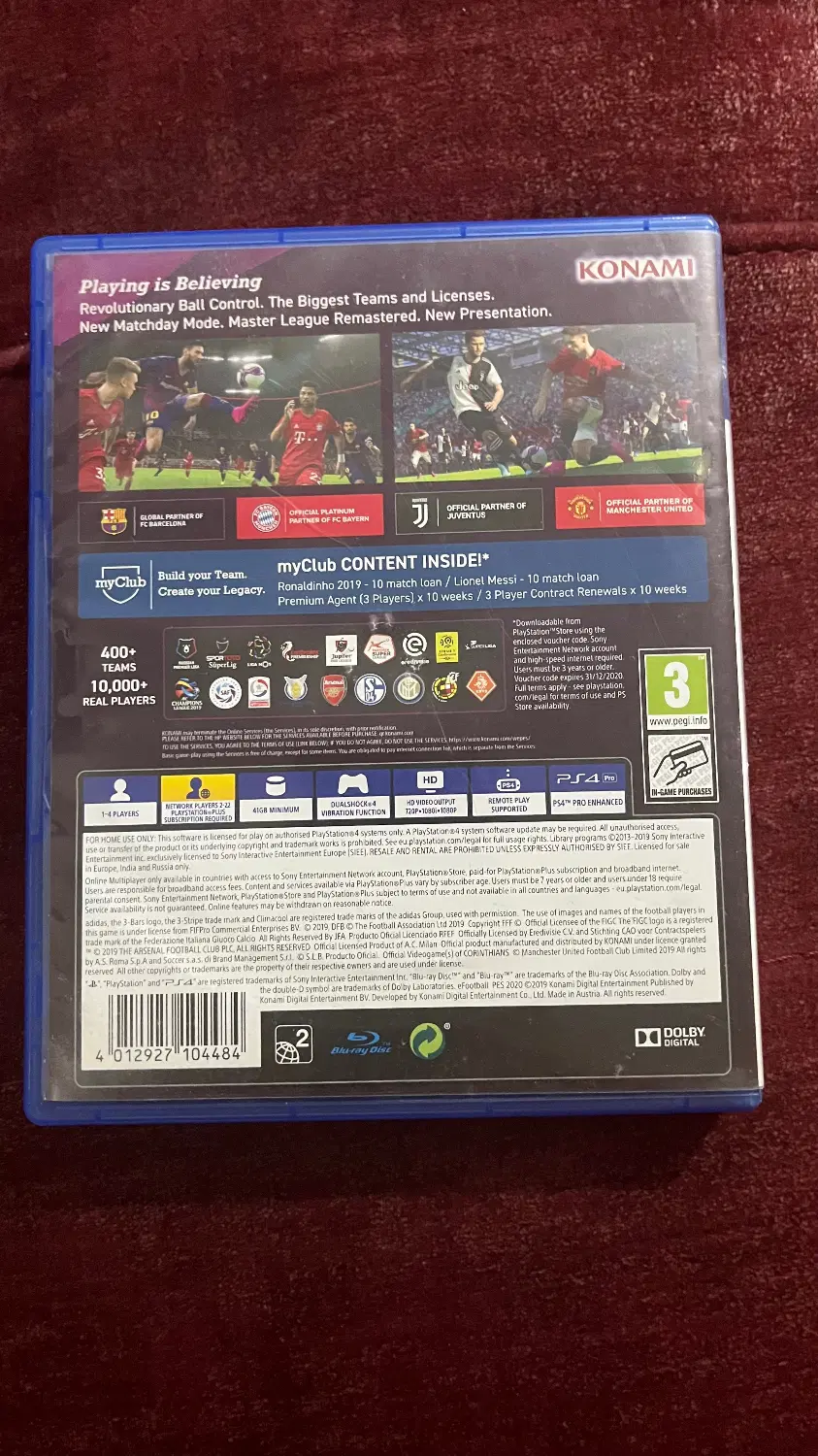 Pes 2020|کنسول، بازی ویدئویی و آنلاین|بندرعباس, |دیوار