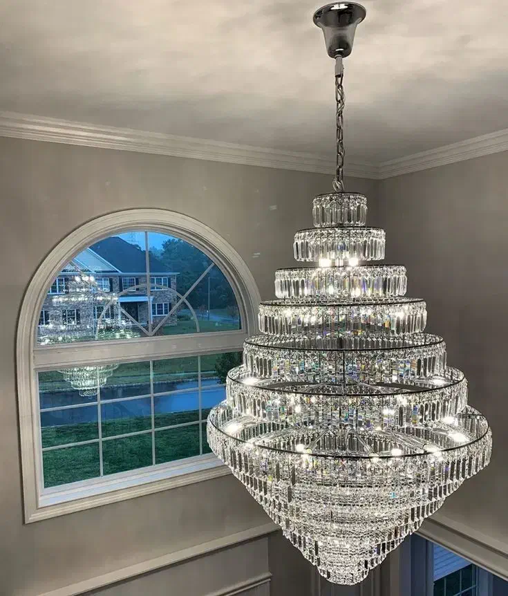 لوستر دوبلکس و بلند ، لوستر ارتفاع بلند|لوستر و چراغ آویز|تهران, منیریه|دیوار