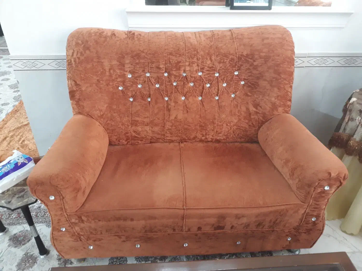 فروش مبل ۵نفره درحدنو|مبلمان خانگی و میز عسلی|آبسرد, |دیوار